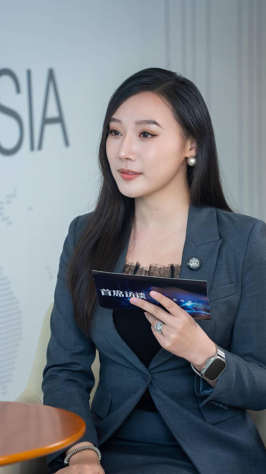 Laura in a professional portrait