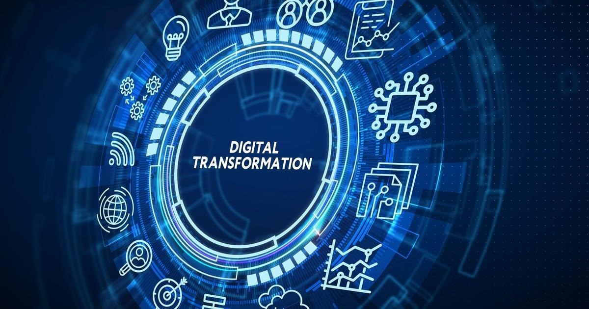 Digital transformation concept
